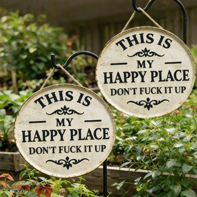 Sassy Happy Place Sign