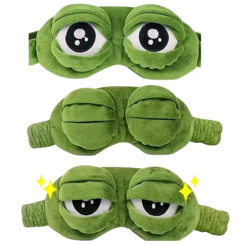 Funny 3D Frog Sleep Mask