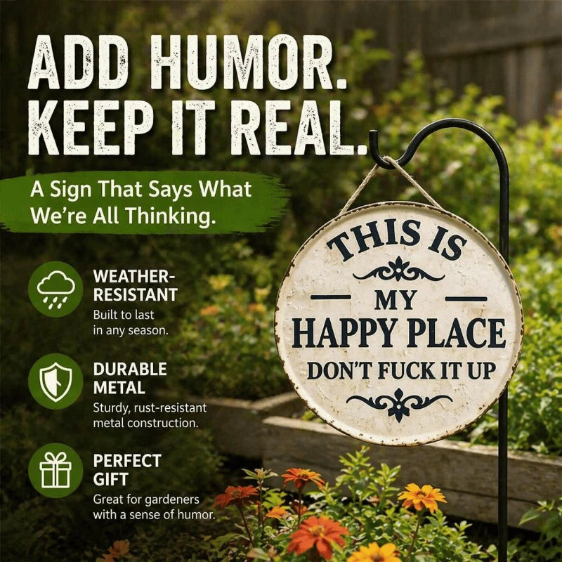 Sassy Happy Place Sign