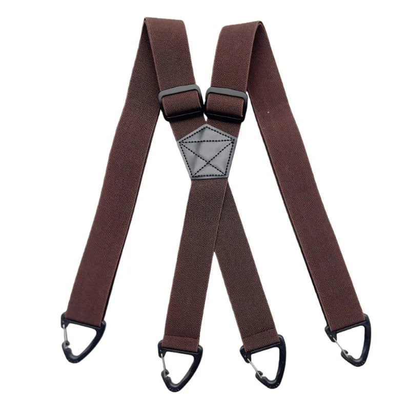 Secure Carabiner Hook Suspenders