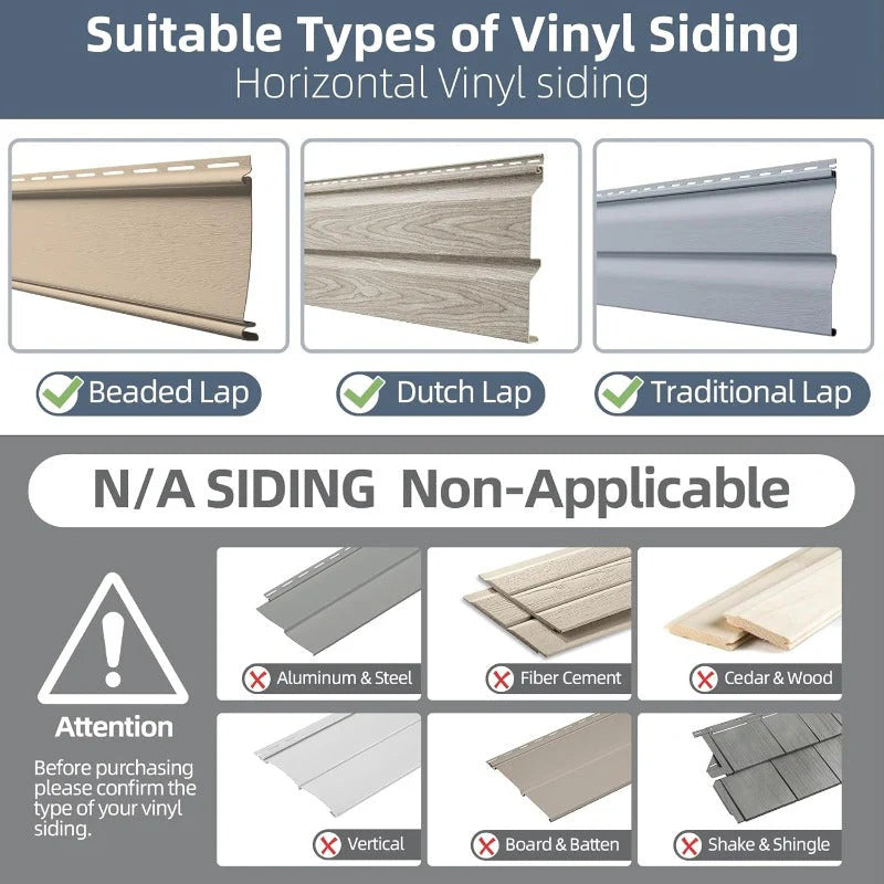 No-Drill Vinyl Siding Hooks