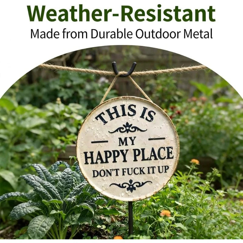 Sassy Happy Place Sign