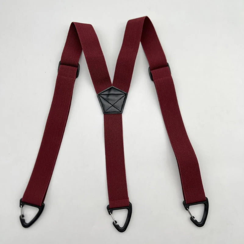Secure Carabiner Hook Suspenders