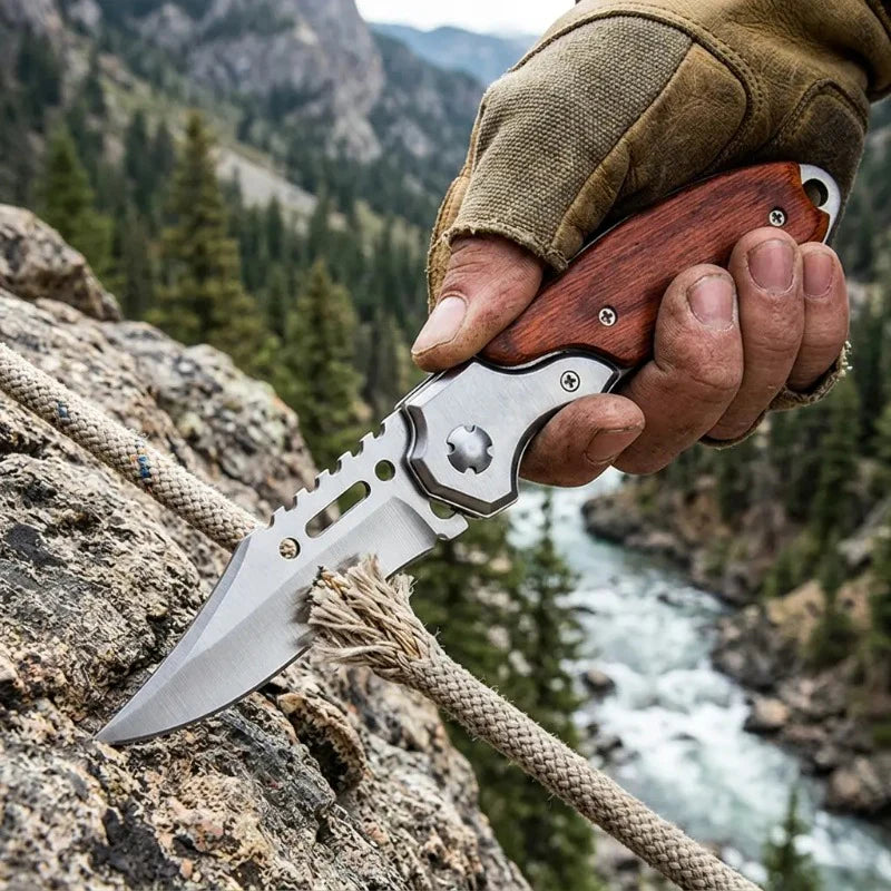 2-in-1 Folding Adventure Knife
