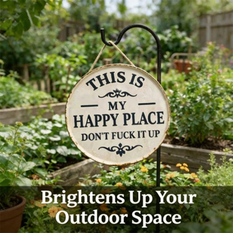 Sassy Happy Place Sign