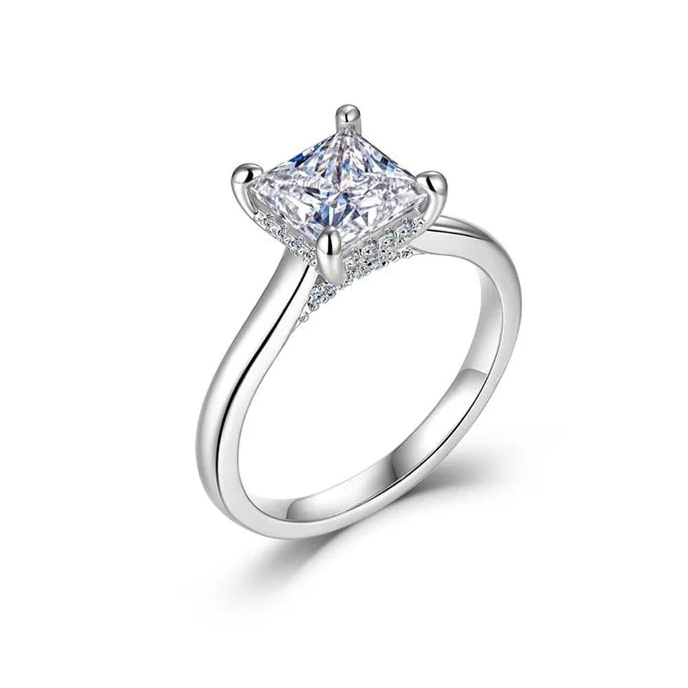 Brilliant Gold CZ Ring