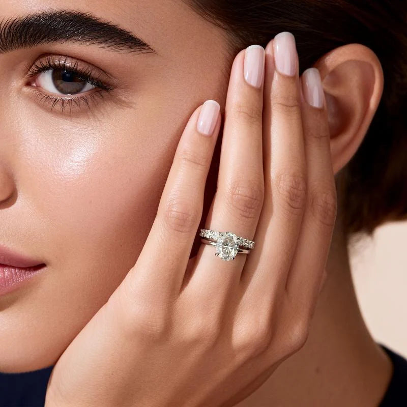 Brilliant Gold CZ Ring