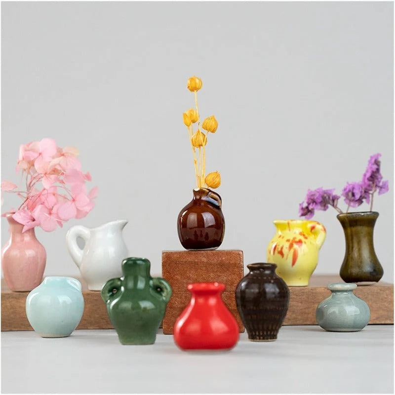 Ceramic Miniature Vase Magnets