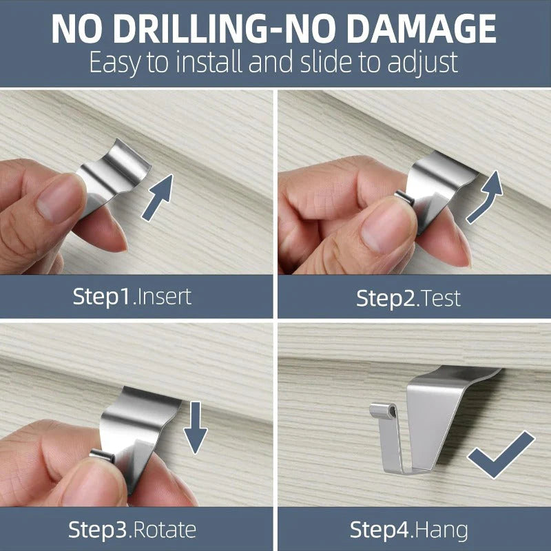 No-Drill Vinyl Siding Hooks