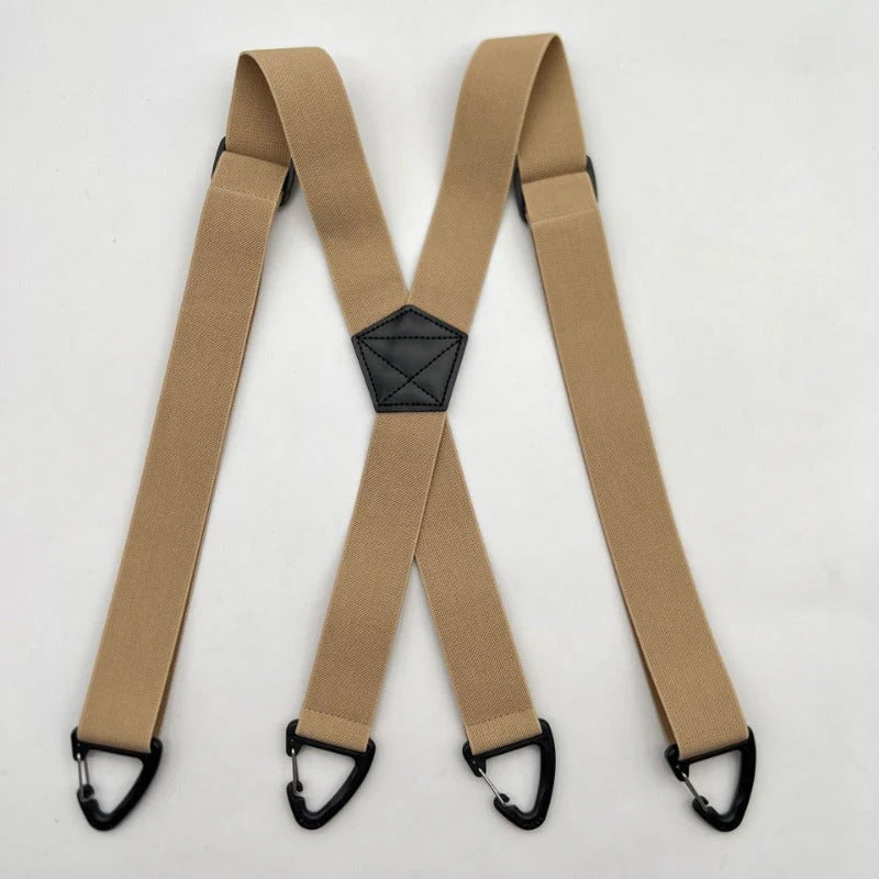Secure Carabiner Hook Suspenders