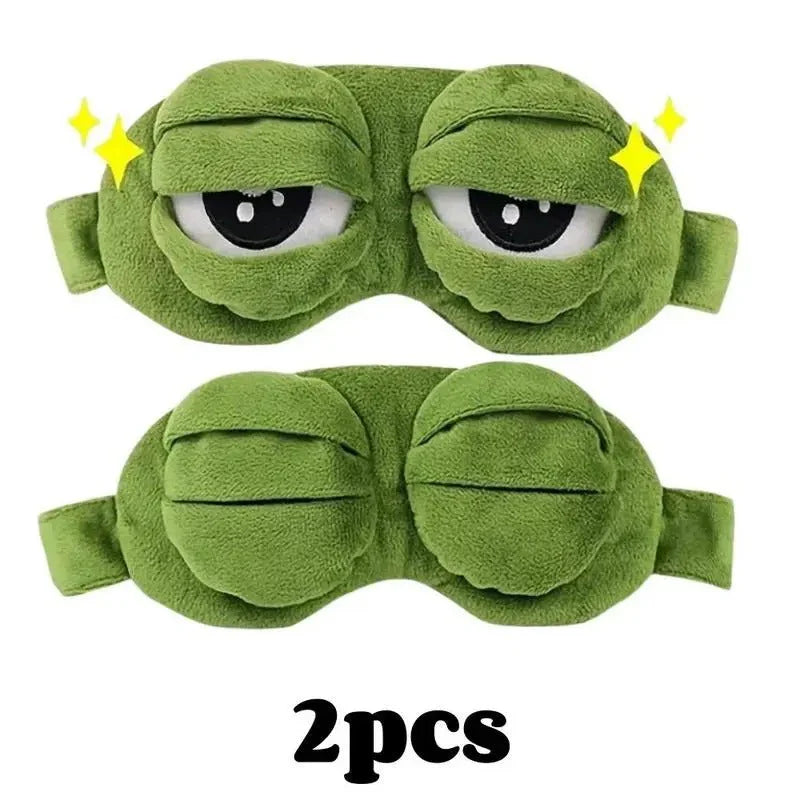 Funny 3D Frog Sleep Mask