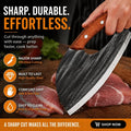 Sharp Ergonomic Kitchen Cleaver