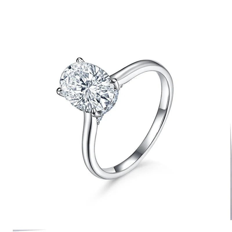 Brilliant Gold CZ Ring