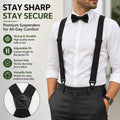 Secure Carabiner Hook Suspenders