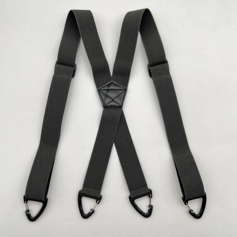 Secure Carabiner Hook Suspenders