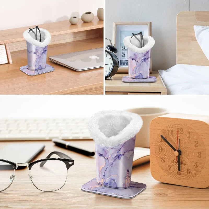 PU Leather Glasses Stand