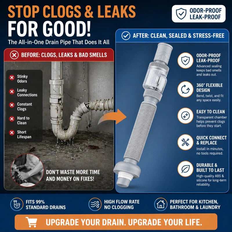 Universal Odor-Blocking Drain