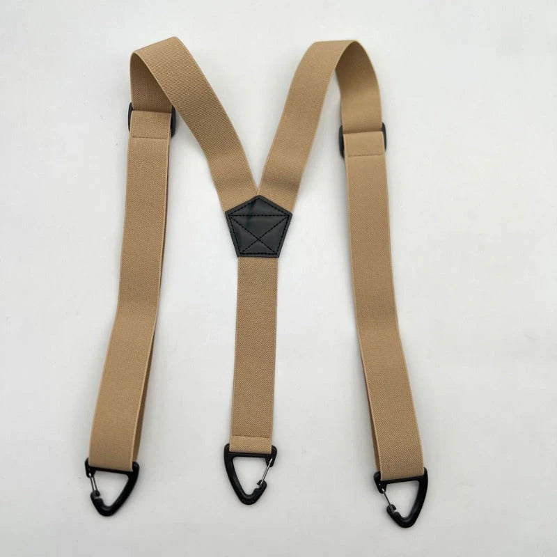 Secure Carabiner Hook Suspenders