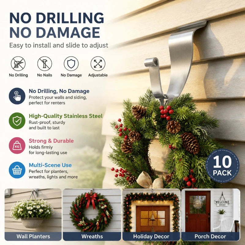 No-Drill Vinyl Siding Hooks